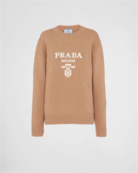 prada sweater brown